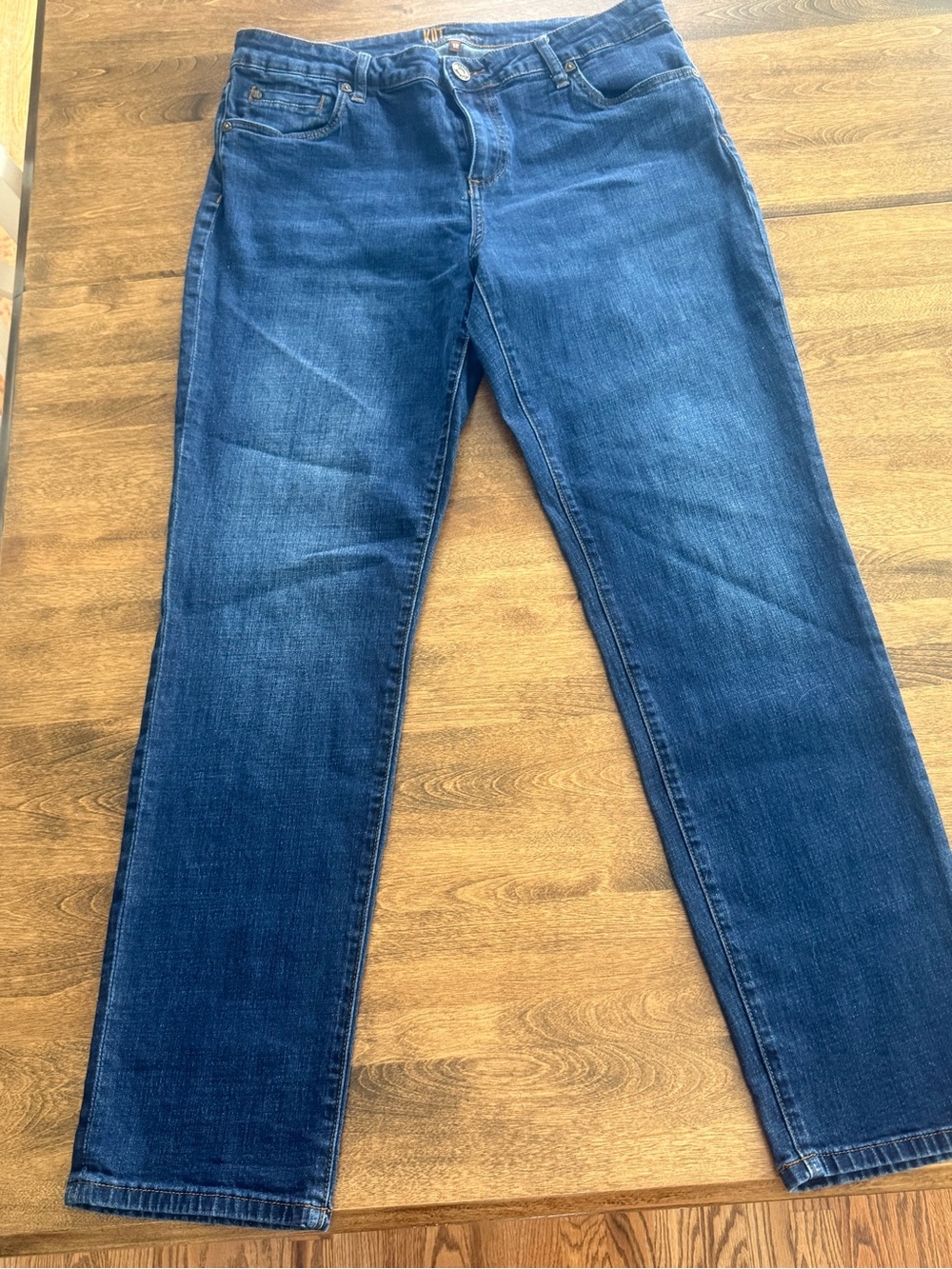 Kut from the Kloth Dark Blue Straight Leg Jeans